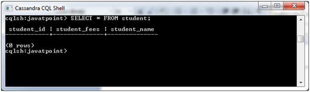 Cassandra Create data 1